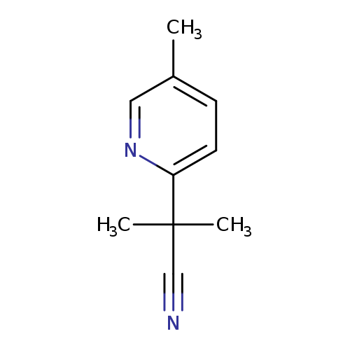 2-Methyl-2-(5-methylpyridin-2-yl)propanenitrile