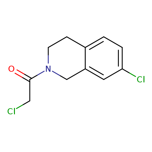 2-chloro-1-(7-chloro-1,2,3,4-tetrahydroisoquinolin-2-yl)ethan-1-one