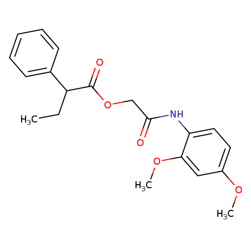 [(2,4-dimethoxyphenyl)carbamoyl]methyl 2-phenylbutanoate