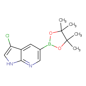 1H-3-Chloro-pyrrolo[2,3-b]pyridine-5-boronic acid pinacol ester