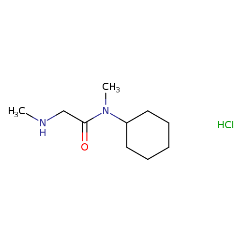 N-Cyclohexyl-N-methyl-2-(methylamino)acetamide hydrochloride