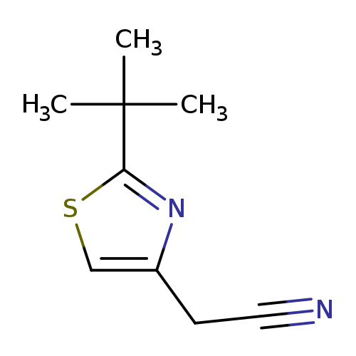 2-(2-tert-butyl-1,3-thiazol-4-yl)acetonitrile