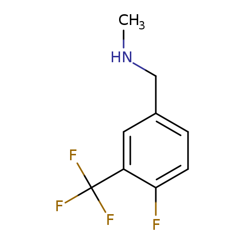 {[4-fluoro-3-(trifluoromethyl)phenyl]methyl}(methyl)amine