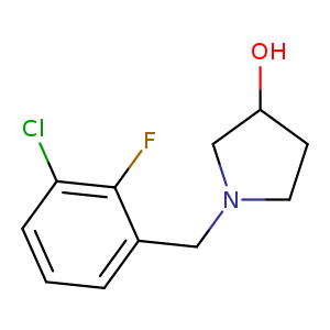1-[(3-Chloro-2-fluorophenyl)methyl]pyrrolidin-3-ol