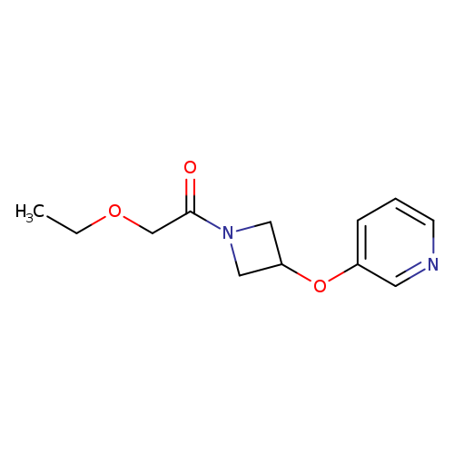 2-ethoxy-1-[3-(pyridin-3-yloxy)azetidin-1-yl]ethan-1-one