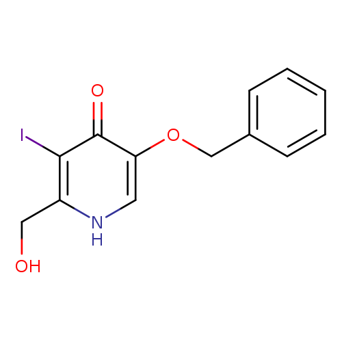 5-(benzyloxy)-2-(hydroxymethyl)-3-iodo-1,4-dihydropyridin-4-one