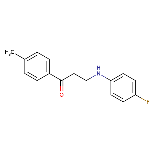 3-((4-Fluorophenyl)amino)-1-(p-tolyl)propan-1-one
