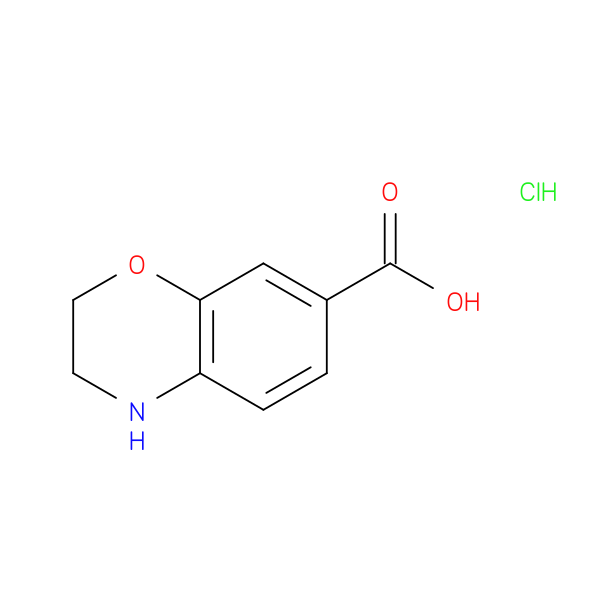 3,4-dihydro-2H-1,4-benzoxazine-7-carboxylic acid hydrochloride