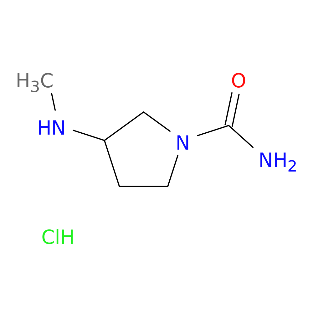 3-(methylamino)pyrrolidine-1-carboxamide hydrochloride