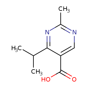 5-Pyrimidinecarboxylic acid, 2-methyl-4-(1-methylethyl)-