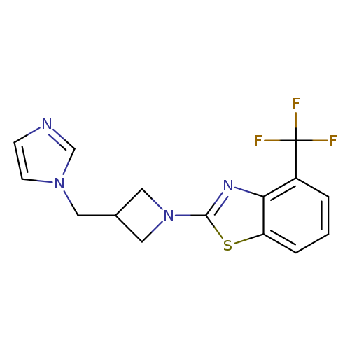 2-{3-[(1H-imidazol-1-yl)methyl]azetidin-1-yl}-4-(trifluoromethyl)-1,3-benzothiazole