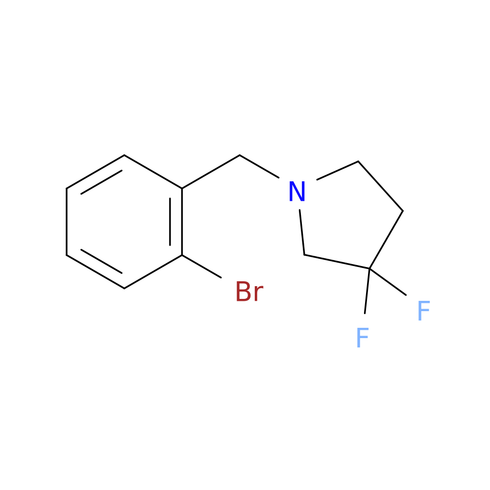 1-[(2-Bromophenyl)methyl]-3,3-difluoropyrrolidine