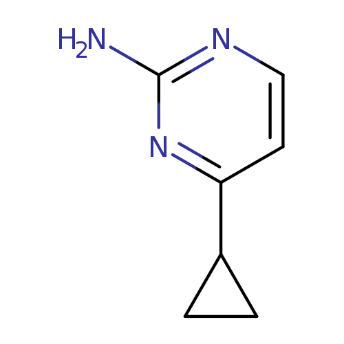 2-Pyrimidinamine, 4-cyclopropyl- (9CI)