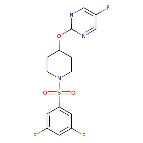 2-{[1-(3,5-difluorobenzenesulfonyl)piperidin-4-yl]oxy}-5-fluoropyrimidine