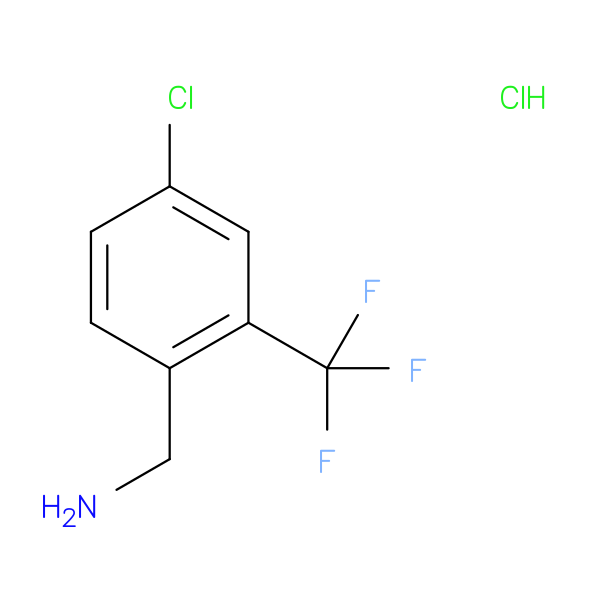 [4-chloro-2-(trifluoromethyl)phenyl]methanamine hydrochloride
