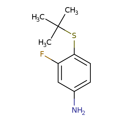 4-(tert-butylsulfanyl)-3-fluoroaniline