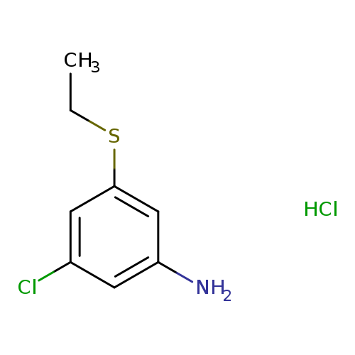 3-chloro-5-(ethylsulfanyl)anilinehydrochloride