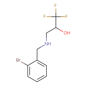 3-{[(2-bromophenyl)methyl]amino}-1,1,1-trifluoropropan-2-ol