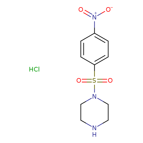 1-(4-Nitrophenylsulfonyl)piperazine, HCl