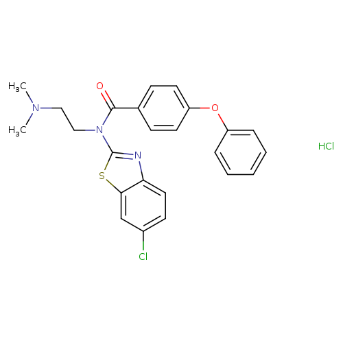 N-(6-chloro-1,3-benzothiazol-2-yl)-N-[2-(dimethylamino)ethyl]-4-phenoxybenzamide hydrochloride
