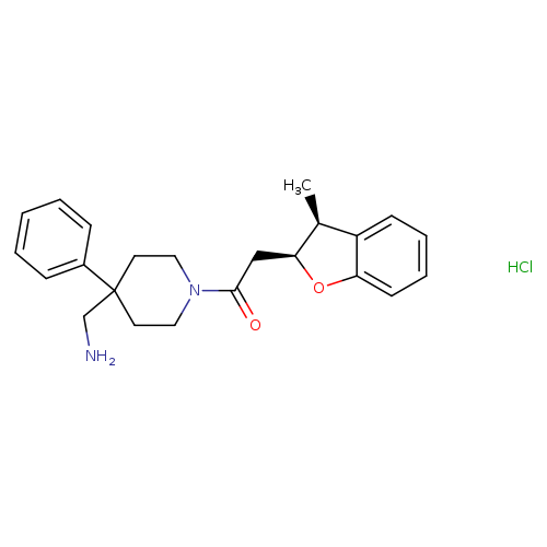 rac-1-[4-(aminomethyl)-4-phenylpiperidin-1-yl]-2-[(2R,3R)-3-methyl-2,3-dihydro-1-benzofuran-2-yl]ethan-1-onehydrochloride