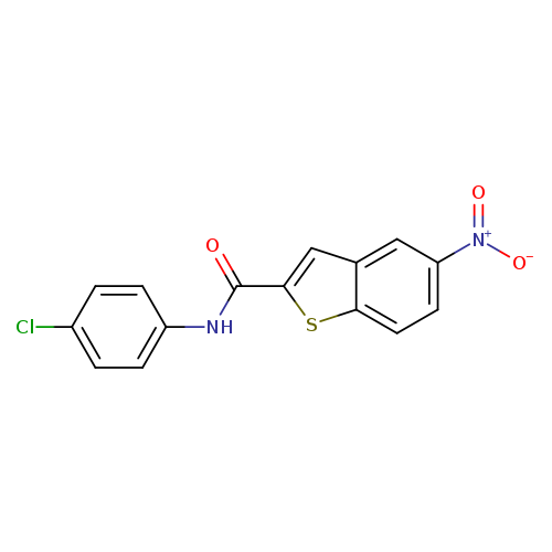 N-(4-chlorophenyl)-5-nitro-1-benzothiophene-2-carboxamide