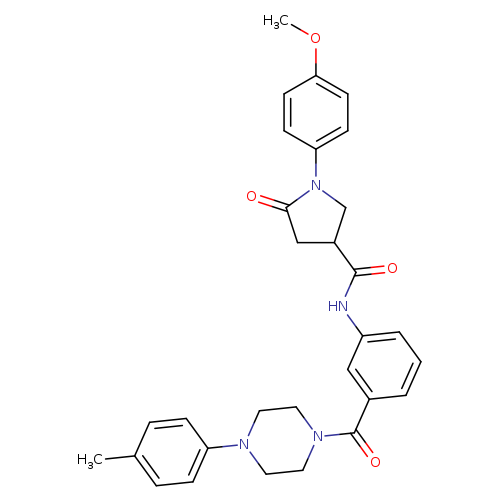 1-(4-methoxyphenyl)-N-{3-[4-(4-methylphenyl)piperazine-1-carbonyl]phenyl}-5-oxopyrrolidine-3-carboxamide