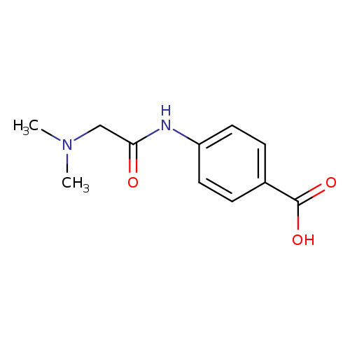 Benzoic acid, 4-[[2-(dimethylamino)acetyl]amino]-