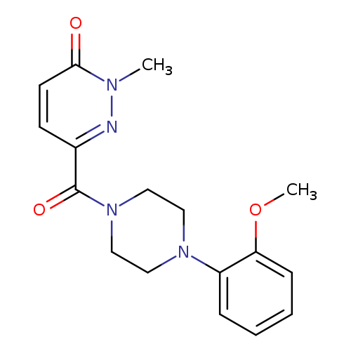 6-[4-(2-methoxyphenyl)piperazine-1-carbonyl]-2-methyl-2,3-dihydropyridazin-3-one