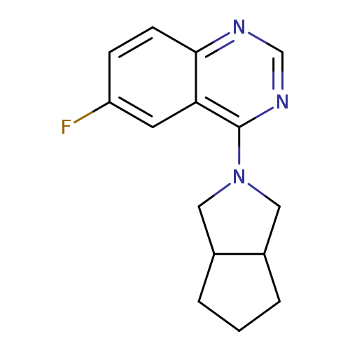 6-fluoro-4-{octahydrocyclopenta[c]pyrrol-2-yl}quinazoline