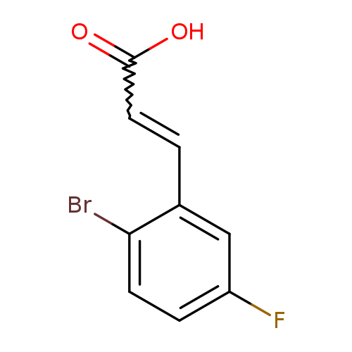 2-Bromo-5-fluorocinnamic acid