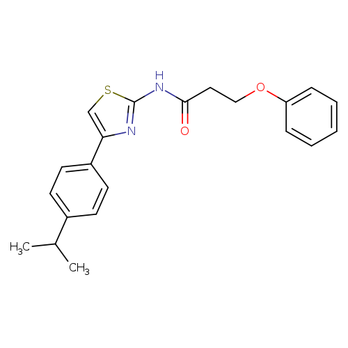 3-phenoxy-N-{4-[4-(propan-2-yl)phenyl]-1,3-thiazol-2-yl}propanamide