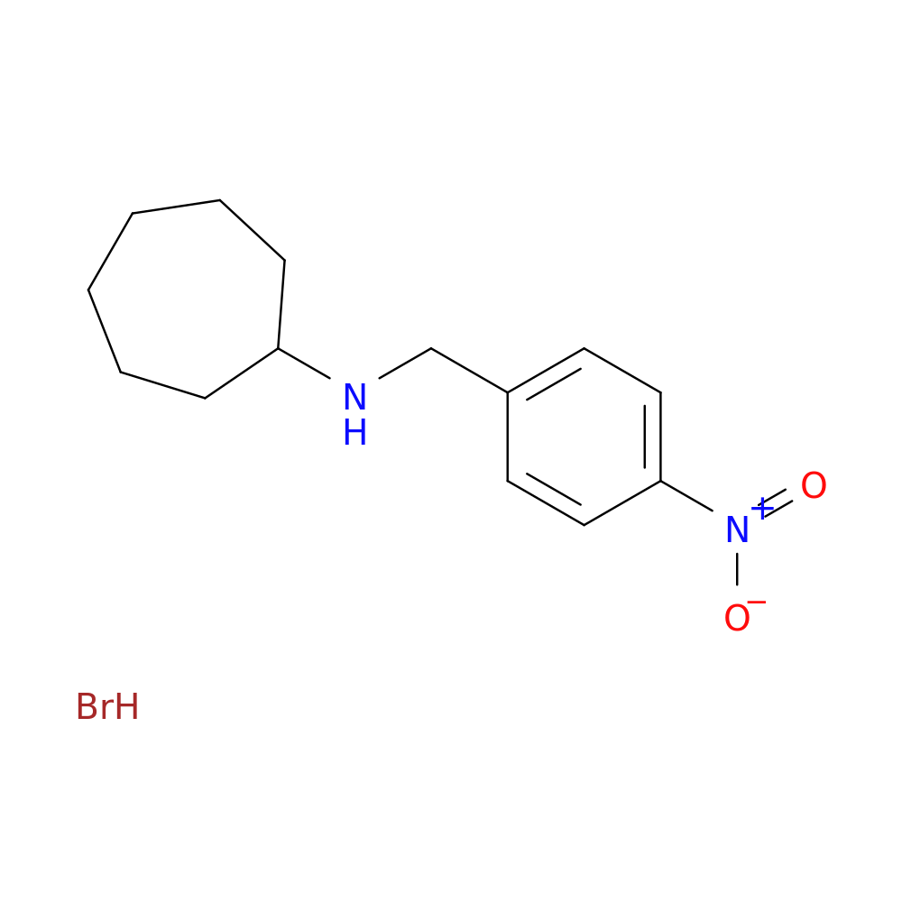 N-(4-nitrobenzyl)cycloheptanamine