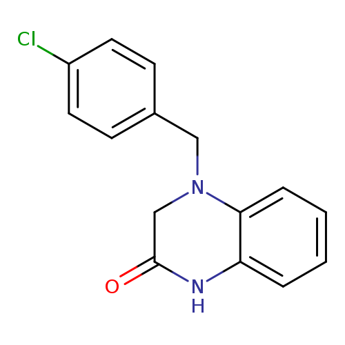 4-[(4-chlorophenyl)methyl]-1,2,3,4-tetrahydroquinoxalin-2-one