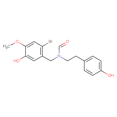 Formamide, N-[(2-bromo-5-hydroxy-4-methoxyphenyl)methyl]-N-[2-(4-hydroxyphenyl)ethyl]-