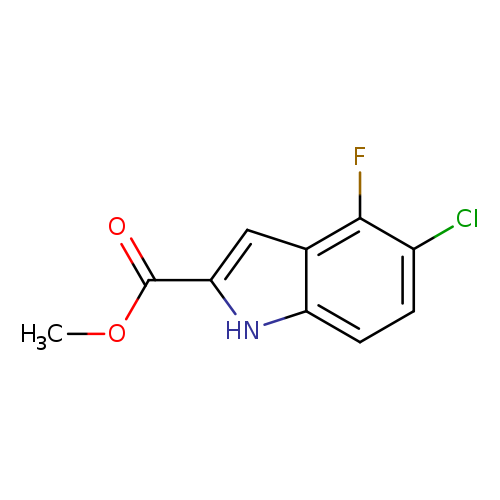 1H-Indole-2-carboxylic acid, 5-chloro-4-fluoro-, methyl ester