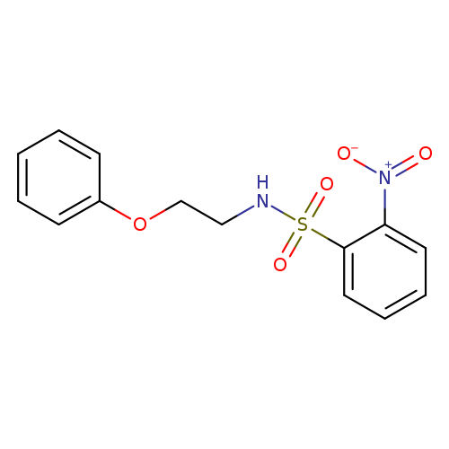 2-nitro-N-(2-phenoxyethyl)benzene-1-sulfonamide