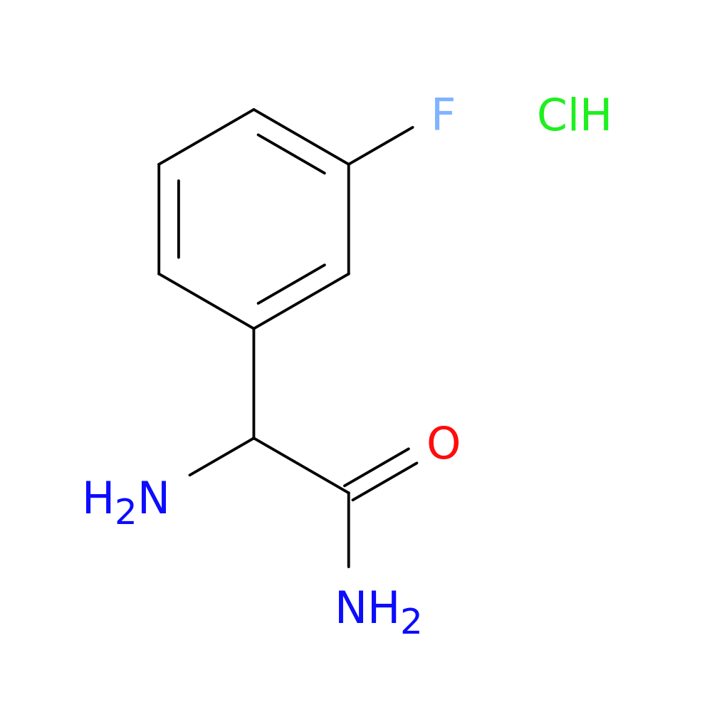 2-Amino-2-(3-fluorophenyl)acetamide hydrochloride