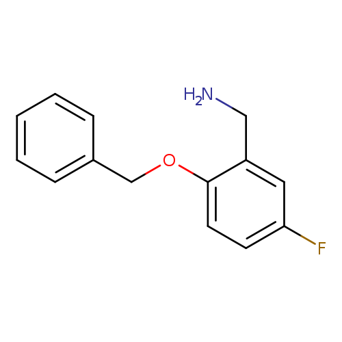 2-Benzyloxy-5-fluorobenzyl amine