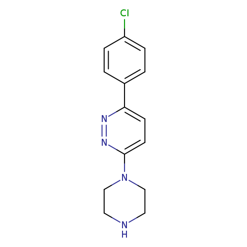 3-(4-chlorophenyl)-6-(piperazin-1-yl)pyridazine