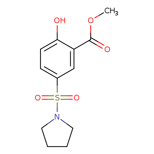 methyl 2-hydroxy-5-(pyrrolidine-1-sulfonyl)benzoate