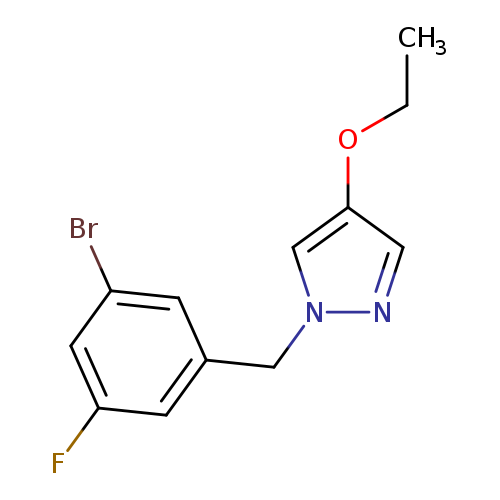 1-(3-Bromo-5-fluoro-benzyl)-4-ethoxy-1H-pyrazole