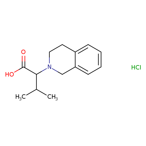 3-methyl-2-(1,2,3,4-tetrahydroisoquinolin-2-yl)butanoic acid hydrochloride