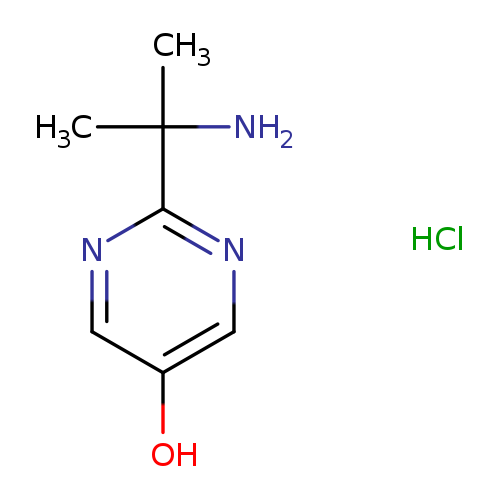 2-(2-aminopropan-2-yl)pyrimidin-5-ol hydrochloride