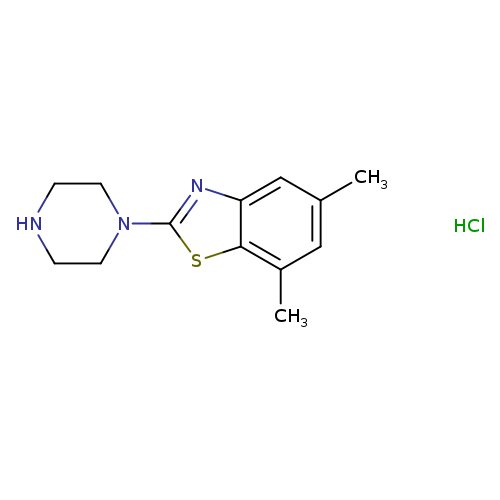 5,7-Dimethyl-2-piperazin-1-yl-1,3-benzothiazole hydrochloride