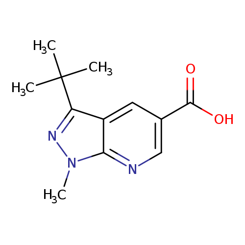 3-tert-butyl-1-methyl-1H-pyrazolo[3,4-b]pyridine-5-carboxylic acid