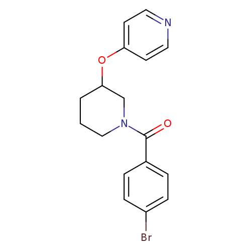 4-{[1-(4-bromobenzoyl)piperidin-3-yl]oxy}pyridine