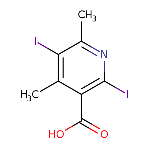 2,5-diiodo-4,6-dimethylpyridine-3-carboxylic acid