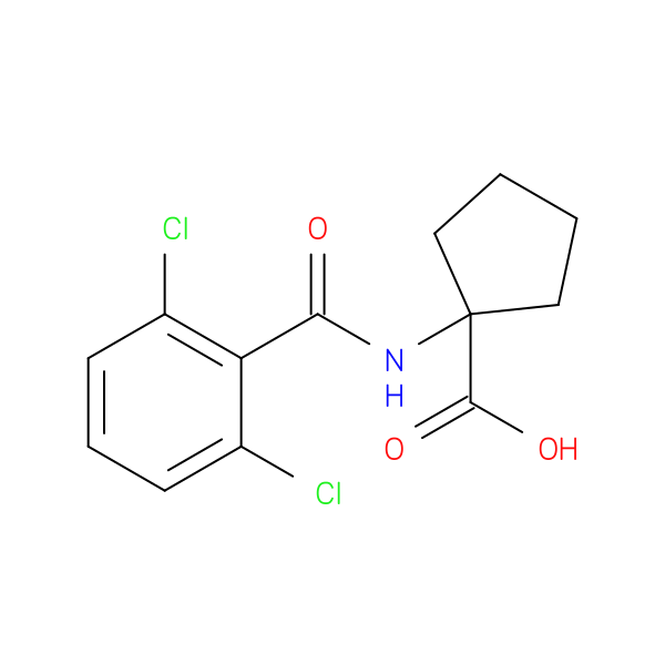 1-(2,6-DICHLORO-BENZOYLAMINO)CYCLOPENTANECARBOXYLIC ACID