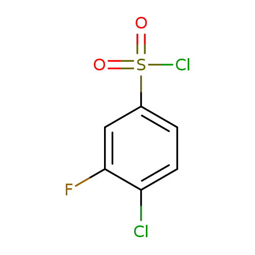 4-Chloro-3-fluorobenzene-1-sulfonyl chloride